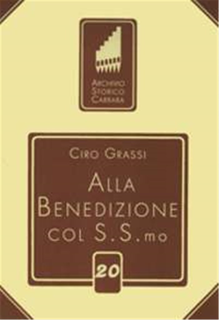 Alla Benedizione con SS.mo op. 45